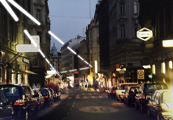 blick gegen die mariahilferstrasse